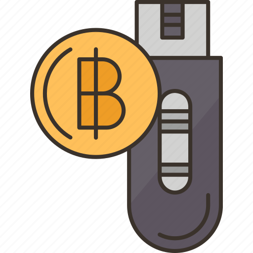 Bitcoin, storage, wallet, digital, secure icon - Download on Iconfinder