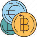 crypto, currency, bitcoin, digital, money