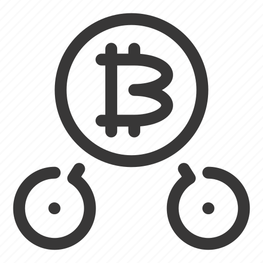 Bitcoin, crypto, cryptocurrency, halve, halving, half, coin icon - Download on Iconfinder