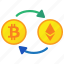 coin, exchange, bitcoin, ethereum 