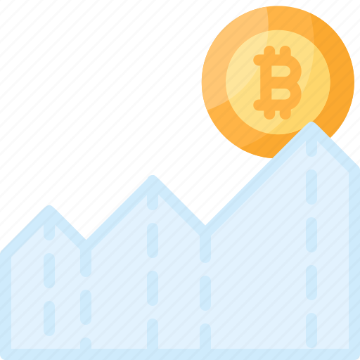 Bitcoin, chart, expected, finance, profit icon - Download on Iconfinder