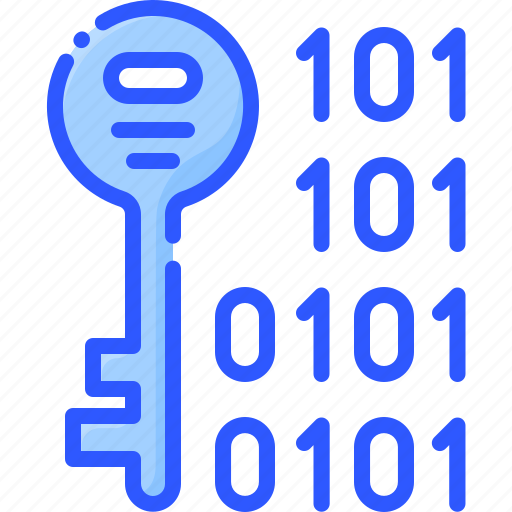 Binary, encrypt, key, protect, security icon - Download on Iconfinder