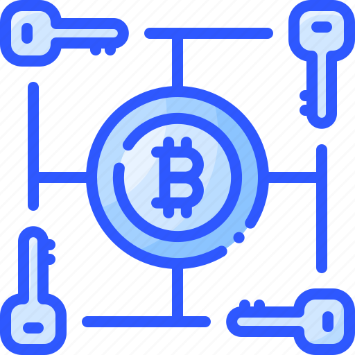 Bitcoin, key, multi, network, signature icon - Download on Iconfinder