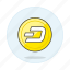 asset, coin, crypto, cryptocurrency, currency, dash, digital 