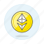 asset, coin, crypto, cryptocurrency, currency, digital, ethereum 