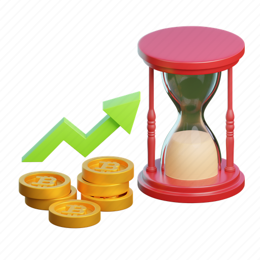 Time, management, finance, business, bitcoin, coin, cryptocurrency 3D illustration - Download on Iconfinder