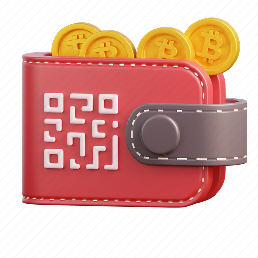 Wallet, bitcoin, payment, blockchain, cryptocurrency, currency, coin 3D illustration - Download on Iconfinder