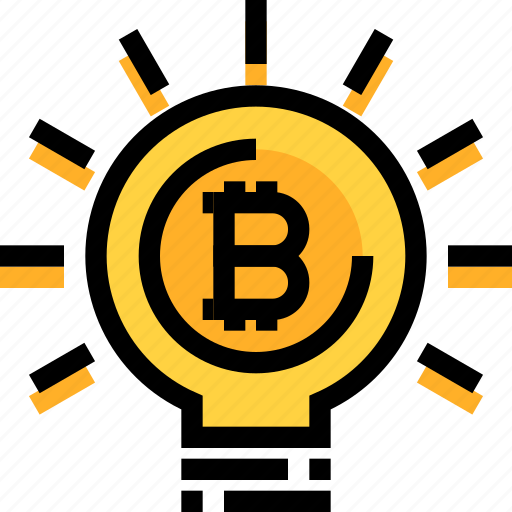 Business, cryptocurrency, digital, idea, light bulb, money icon - Download on Iconfinder