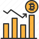 analytics, bitcoin, cryptocurrency, graph, growth