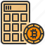bitcoin, business, calculator, cryptocurrency, finance 