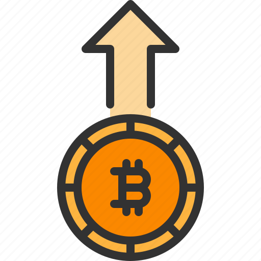 Arrow, bitcoin, cryptocurrency, deposit, finance icon - Download on Iconfinder