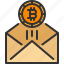 bitcoin, cyptocurrency, email, invoice, mail 