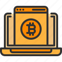 bitcoin, blockchain, cryptocurrency, laptop, web