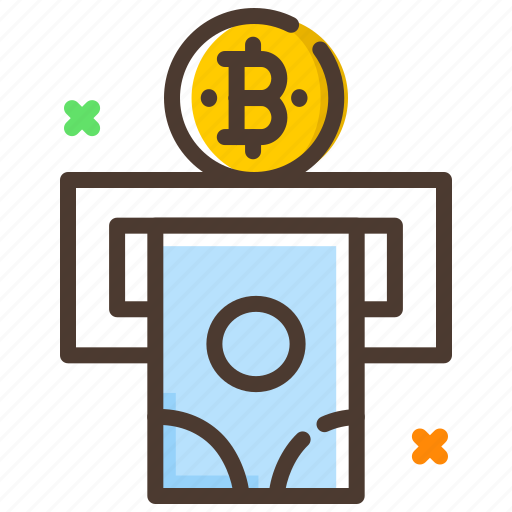 Bitcoin, cash, conversion, digital currency, withdraw cash icon - Download on Iconfinder