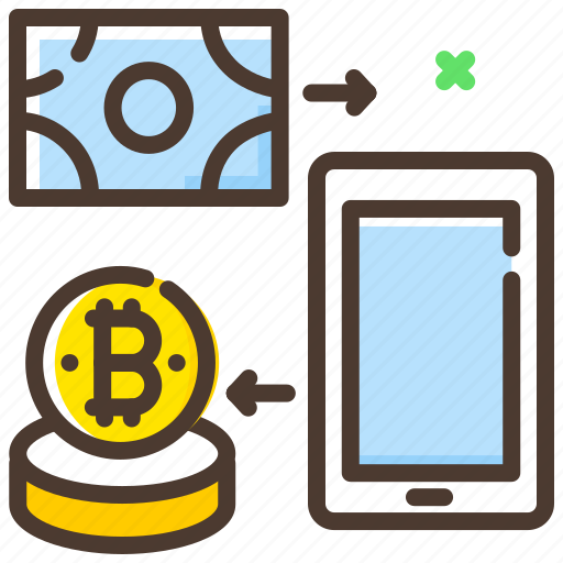 Bitcoin, cash, conversion, digital currency, transaction icon - Download on Iconfinder