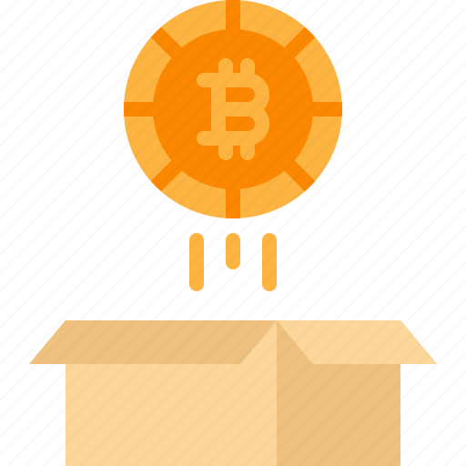 Bitcoin, box, cryptocurrency, money, unboxing icon - Download on Iconfinder