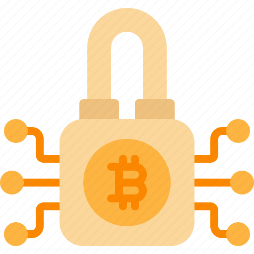 Bitcoin, cryptocurrency, locked, padlock icon - Download on Iconfinder
