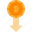 arrow, bitcoin, cryptocurrency, finance, withdraw 
