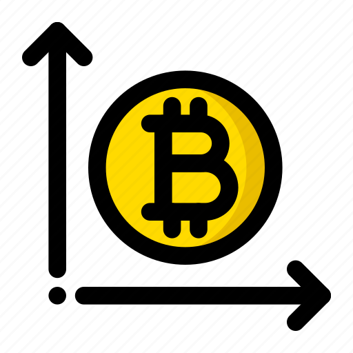 Bitcoin, graph, growth, chart, bitcoin expansion icon - Download on Iconfinder