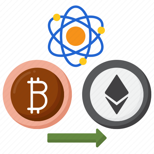 Atomic, swap, cryptocurrency, blockchain icon - Download on Iconfinder