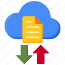 cloud, storage, transfer, data