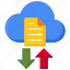 cloud, storage, transfer, data 