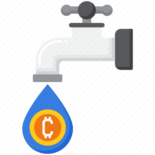 Crypto, faucet, currency, liquidity icon - Download on Iconfinder