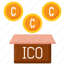 initial, coin, offering, ico