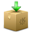 ark, arrow, box, download, dropbox, kde, package 