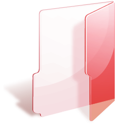 Folder, red icon - Free download on Iconfinder