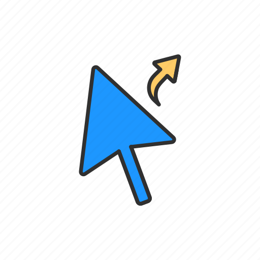 Alias cursor, indicator, navigate, pointer icon - Download on Iconfinder