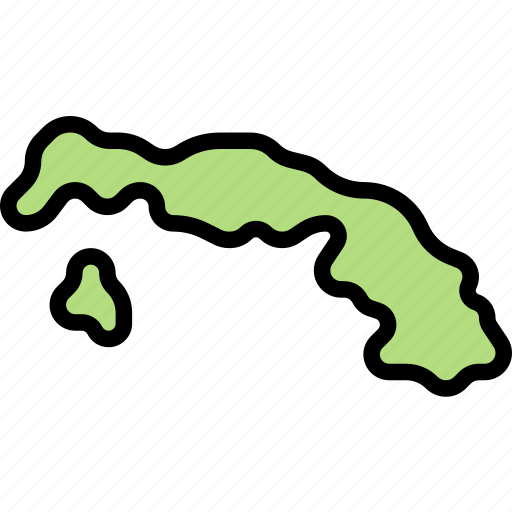 Map, cuba, nation, country, geography icon - Download on Iconfinder