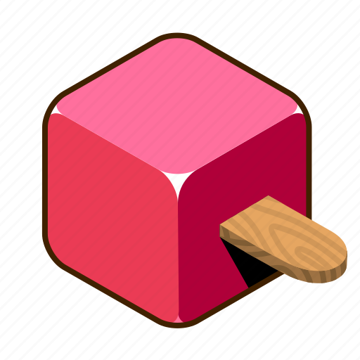 Cream, fruit, ice, ice cream, on, stick, sweets icon - Download on Iconfinder