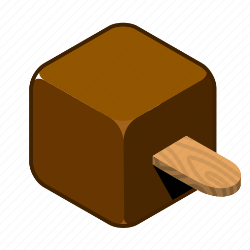 Chocolate, cream, ice, ice cream, on, stick, sweets icon - Download on Iconfinder