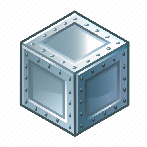 Box, chest, metal, secure, secure shipment, solid, steel icon - Download on Iconfinder