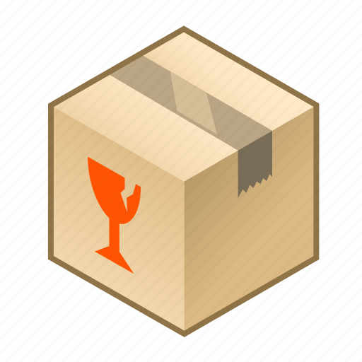 Box, cube, delicate, fragile, glass, pack, parcel icon - Download on Iconfinder
