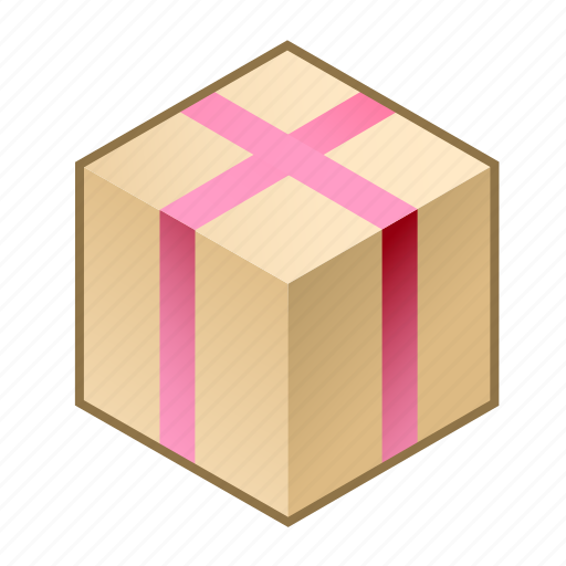 Box, cube, gift, pack, package, packing, pink icon - Download on Iconfinder