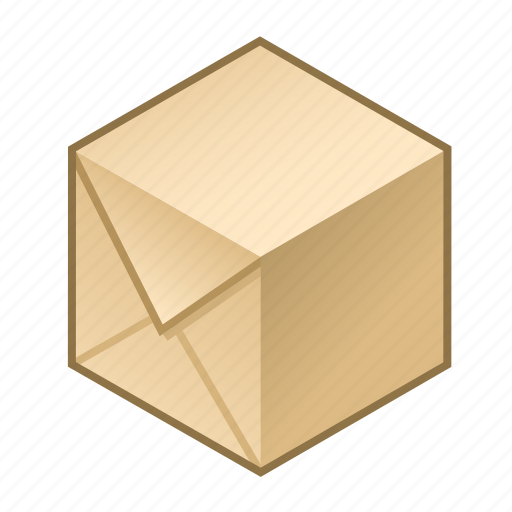 Box, cube, goods, package, paper, parcel, wrapped icon - Download on Iconfinder