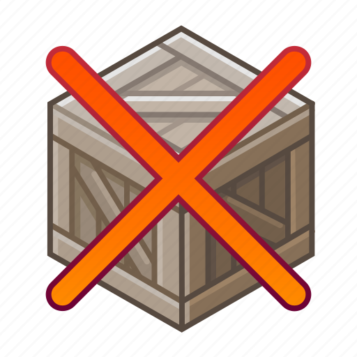 Bin, box, cube, poodle, removed, wooden, x icon - Download on Iconfinder