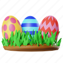 hidden eggs, grass, decorating, hunt, finding egg, easter egg, easter day, happy easter, decoration