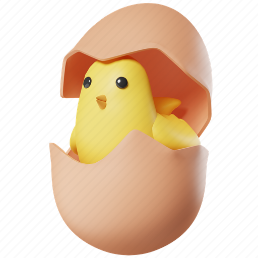 Hatch egg, chick, chickling, hatch, shell, easter egg, easter day icon - Download on Iconfinder
