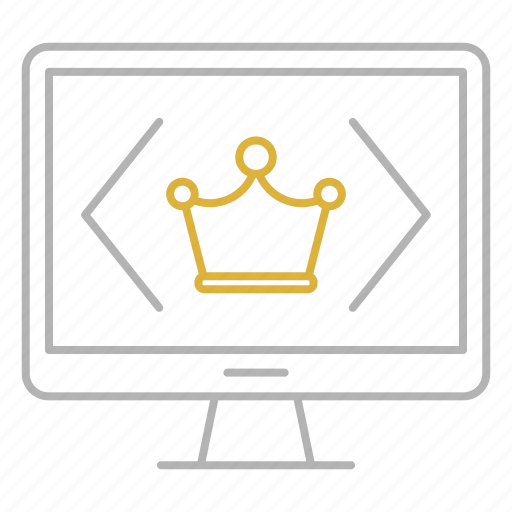 Clean, code, coding, crown, development, programming icon - Download on Iconfinder