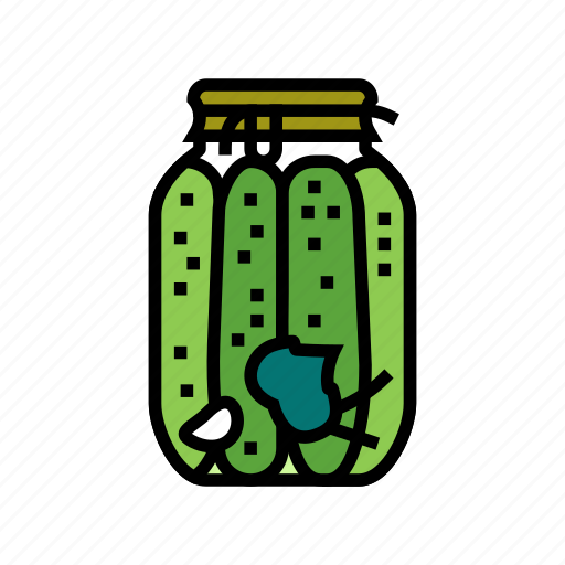 Jar, cucumber, natural, bio, vegetable, ingredient icon - Download on Iconfinder