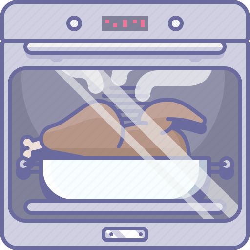 Bake, chicken, cooking, culinarium, food, kitchen, oven icon - Download on Iconfinder