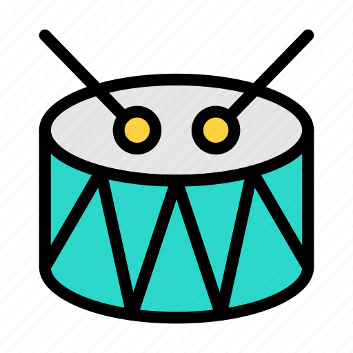 Drum, music, instrument, media, beats icon - Download on Iconfinder