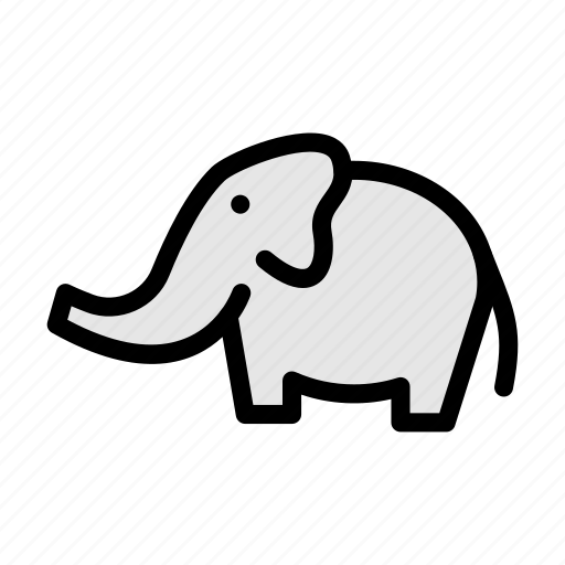 Elephant, animal, wild, historical, forest icon - Download on Iconfinder