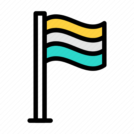 Flag, waving, historical, sign, heritage icon - Download on Iconfinder