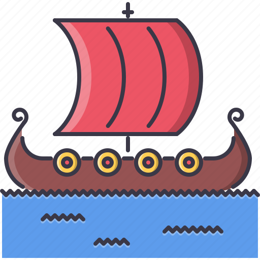 Civilization, country, culture, drakkar, ship, viking icon - Download on Iconfinder