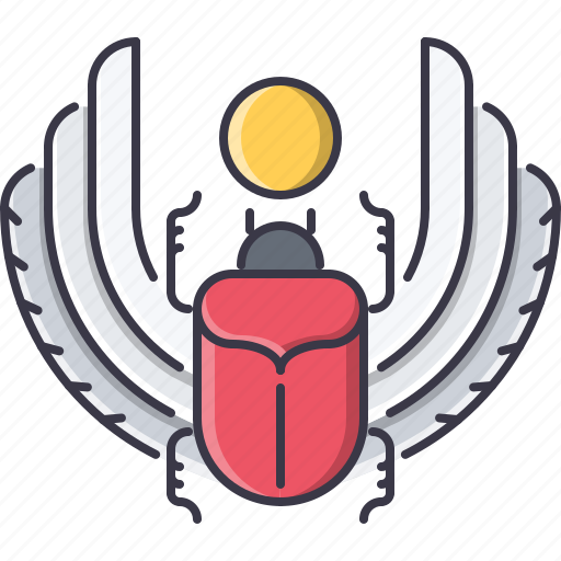 Bug, civilization, country, culture, egypt, scarab, wing icon - Download on Iconfinder