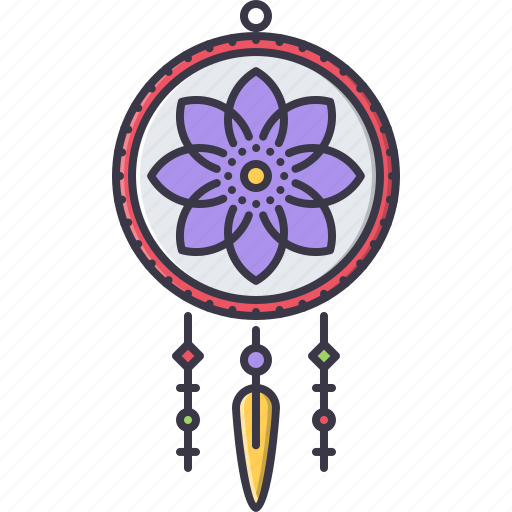 Civilization, country, culture, dreamcatcher, feather, indian icon - Download on Iconfinder